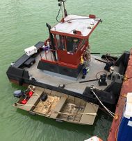 25′ x 14′ x 4′ Truckable Tug for Charter