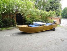 Used wooden 16ft boat