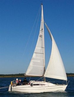 Parker 21  Lifting Keel Trailer Sailer with road trailer, winter cover