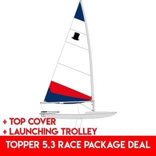 New Topper Dinghy - 5.3 Trolley & Cover