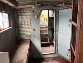 Door open into engine room