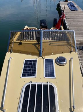 Looking aft