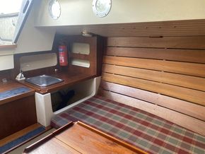 Galley with sink