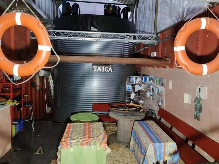 Convertible barge 39m 