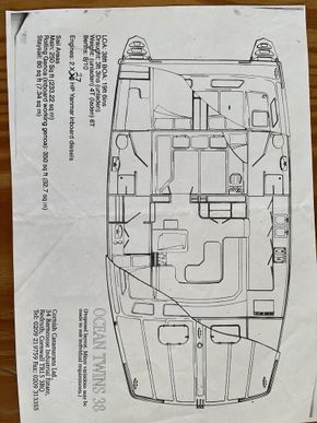 Boat layout diagram