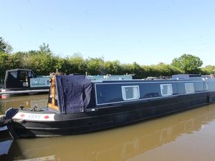 Skyy, 57ft Cruiser style narrowboat, 2005.