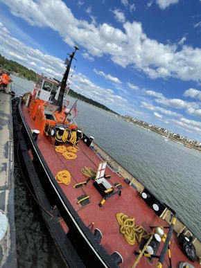 Generous open deck space