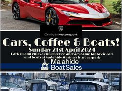 Cars, Coffee & Boats at Malahide Marina!