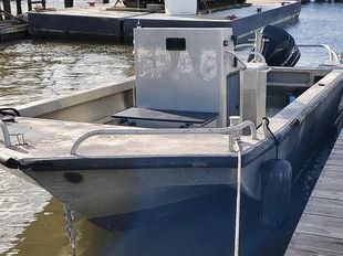 2001 19′ x 8’6 SeaArk Aluminum Work Boat (no motor) w/Trailer