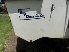 Cathederal hull Dory with 25hp engine