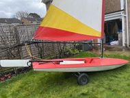 Topper dinghy Red