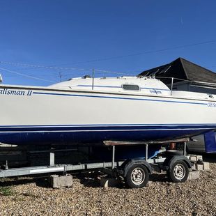 Gibsea 234 on Double Axle Trailer