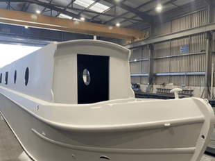 57' Narrowboat Shell