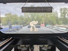 Joanie's Ark 65' widebeam with mooring at Roydon Marina Village