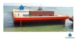 300ft / 91m flat deck barge - 2006