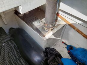 Drascombe Lugger  - Lazarette Locker