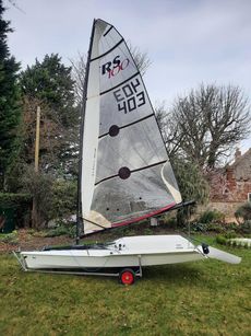 RS100 sail # 403 with 8.4 rig