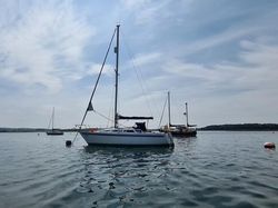 Moody 27 NI  A good example of a highly respected boat.
