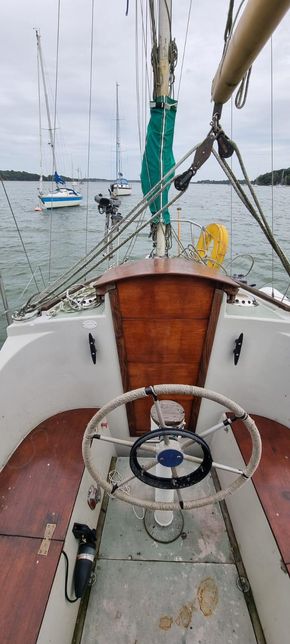 Cockpit looking astern