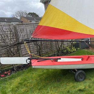 Topper dinghy Red