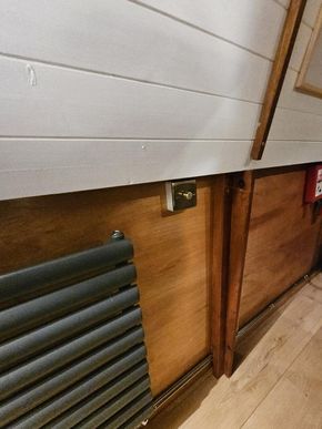 Radiator an dimmer switch for lounge