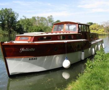 Classic motor boat