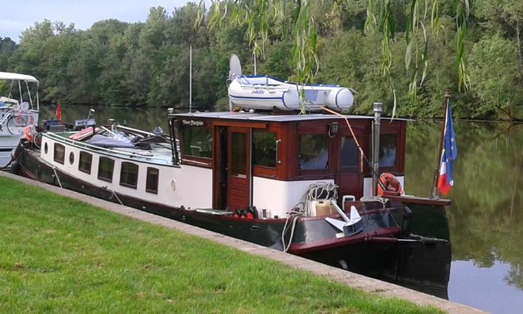 17,70m Tjalk twin engines, to cruise all waterways