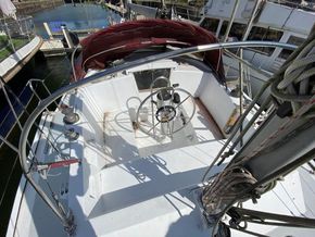 Steel Blue Water Cruising Yacht 40ft Residential Mooring - Cockpit