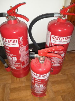 3 extinguishers