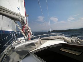 Under sail
