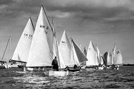 14ft Sailing Wooden Barge Boat, Class: MFOB 1950's