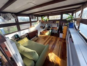 View as you enter the door of the living room/wheelhouse