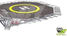 Aluminum Helideck 4,9t / Helicopter Deck for Sale / #1106712