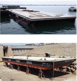 Two (2) Refurbished Combo Deck / Tank Barges