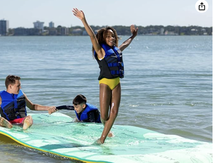 AquaLily Pad Floating Swim Boat Platform