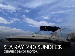 2003 Sea Ray 240 Sundeck