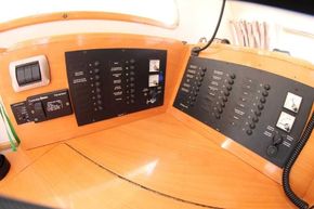 Electric panel at chart table