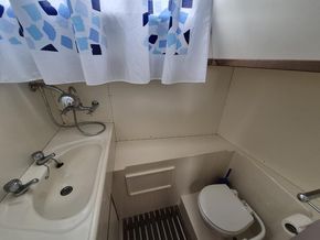 Rear toilet/shower