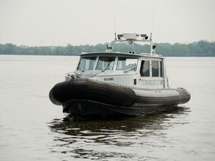 2013 Titan Boats 36&rsquo; x 11&rsquo;3&rdquo; Aluminum Patrol / Work Boat RHIB (Twin Ya