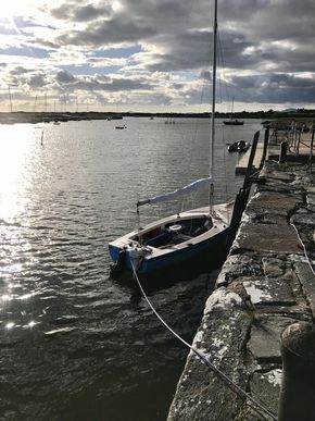 Beside Pensarn quay