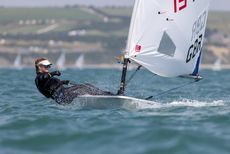 ILCA 6 race prepped for a lighter sailor