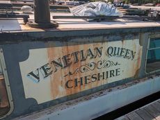 Venetian Queen 55' reverse layout cruiser stern @ Roydon Marina 