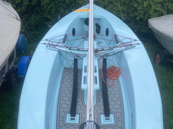 Nearly new Solo racing dinghy No 6132