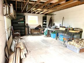 Inside the sheds