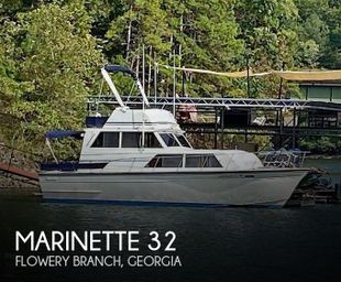 1985 Marinette 32 Sedan Fly Bridge