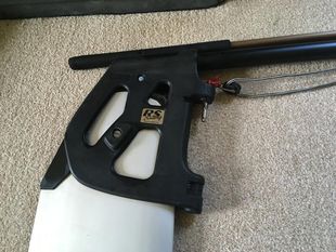 RS Feva sailing dinghy rudder assembly + Fits RS Quba