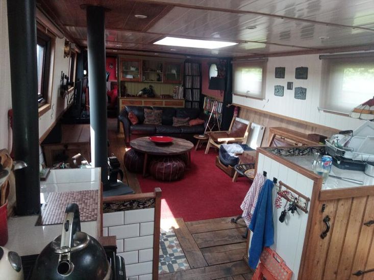 Dutch barge house boat coaster