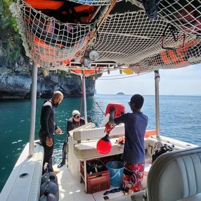 Door to dive platform