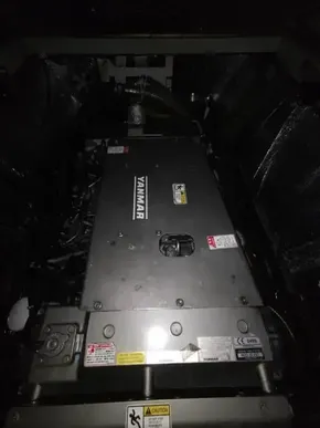 Engine compartment of a 2017 Leopard 51 Powercat with a Yanmar engine.