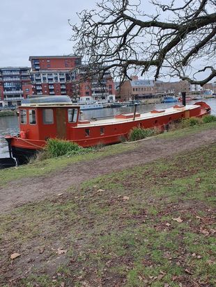 Classic Dutch Barge Liveaboard Widebeam houseboat 